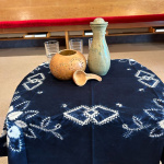 (Saskatoon, SK) A calabash bowl, the central symbol for the 2024 WPCU, is set up and prepared to be used in the ecumenical service at the First Mennonite Church in Saskatoon.  