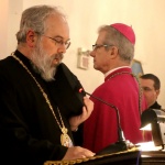 Montréal, QC: His Grace Bishop Ioan Casian, Romanian Orthodox Bishop of Canada, at the worship service.
