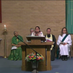 Winnipeg, MB: An evening in-person and online WPCU service was organized by Saint John XXIII Roman Catholic Church.